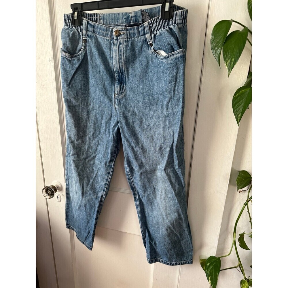 BLASSPORT women’s size medium denim pants - Picture 2 of 7